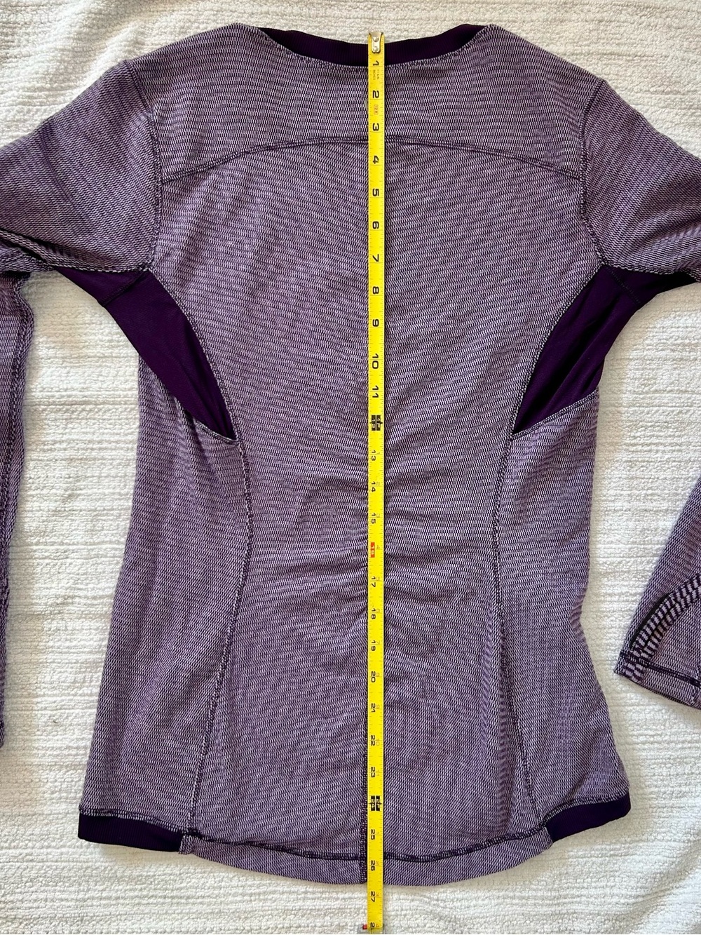 lululemon athletica Base Runner in Lavender Textured Long Sleeve Top - Picture 11 of 11